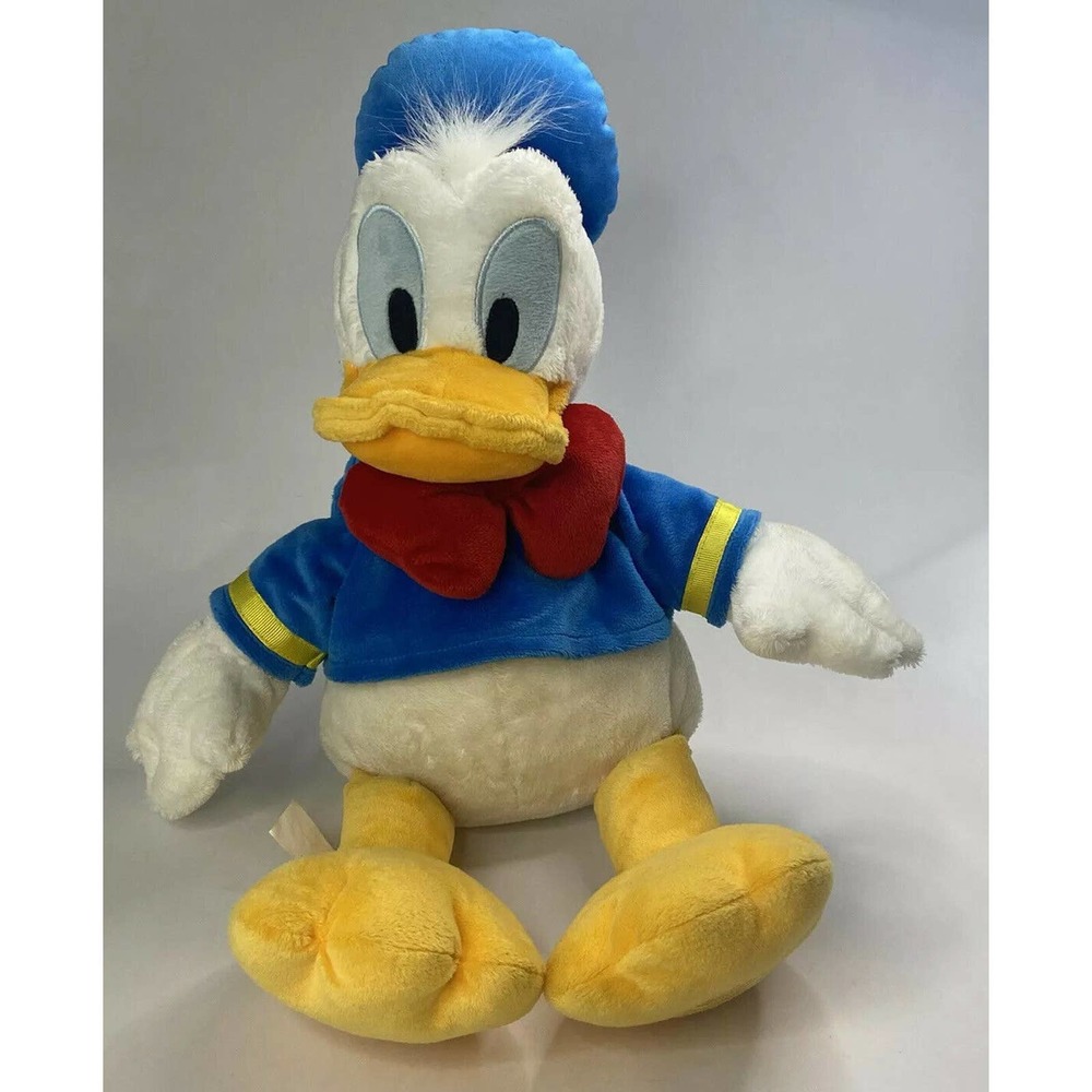 Disney Exclusive Donald Duck Plush Stuffed Animal Toy Size 18 Inch Collectible!